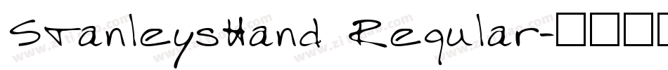 StanleysHand Regular字体转换
